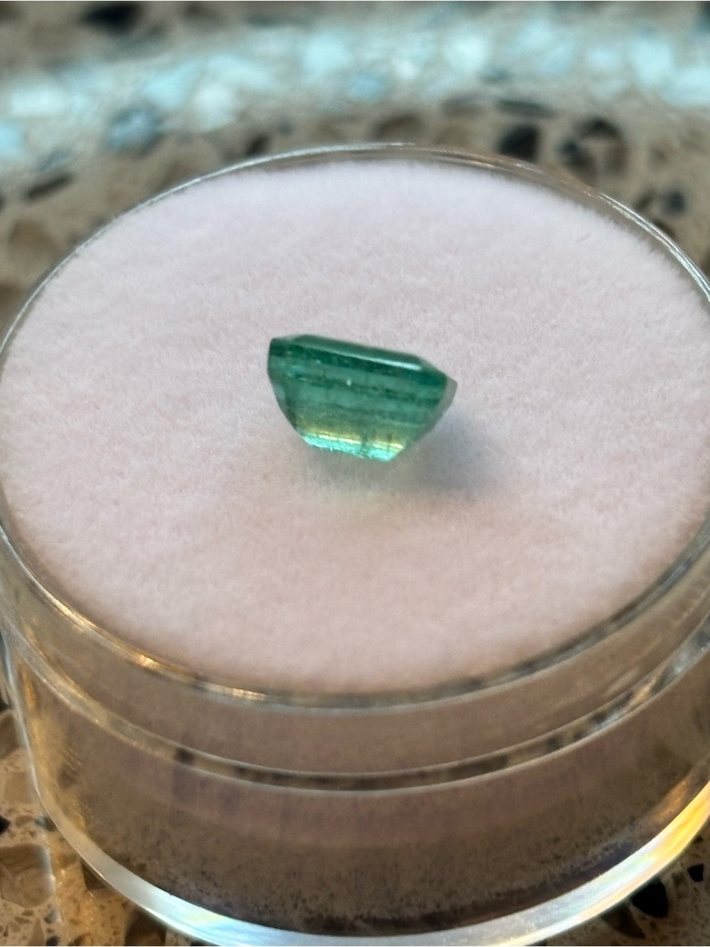 Emerald Bright Green Emerald Cut Loose Gem Stone